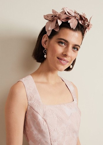 Phase Eight Floral Hats Pink Canada | JQPVDC-362